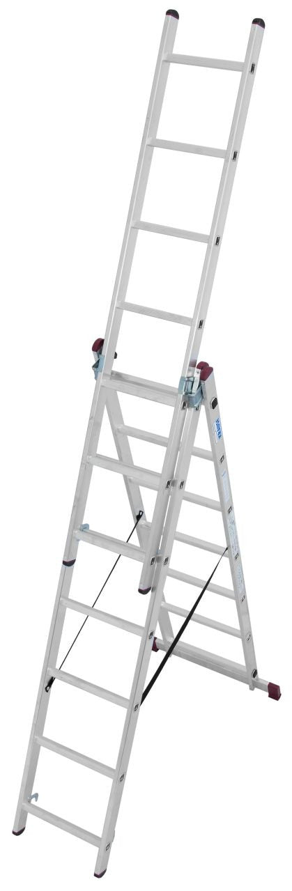 Krause CORDA multi-purpose ladder with three steps, 3x7 steps